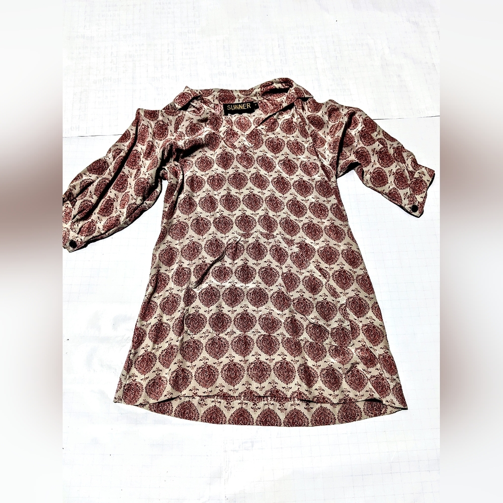Sunner silk tunic
